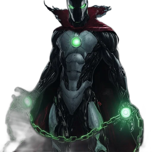 mask, robot, concept art, comic book art transparent PNG cut-out