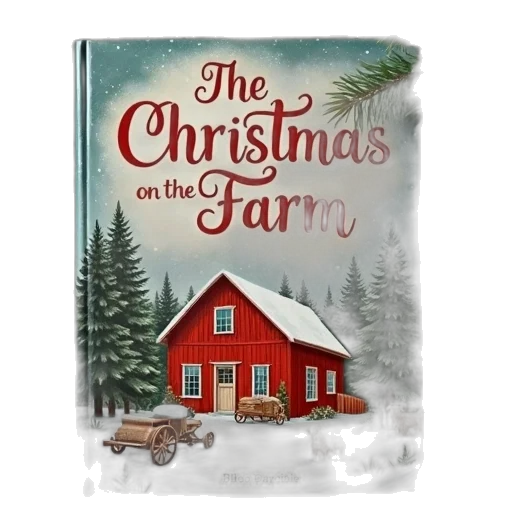 cover, christmas, farm, book transparent PNG cut-out