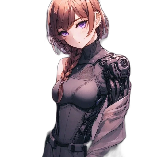 robot, jacket, weapon, dress transparent PNG cut-out