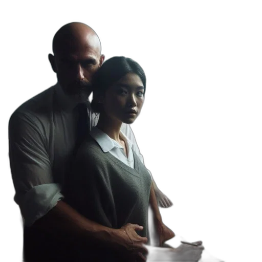 face, dress, robot, staff transparent PNG cut-out
