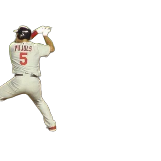 3d render, baseball, player, number transparent PNG cut-out