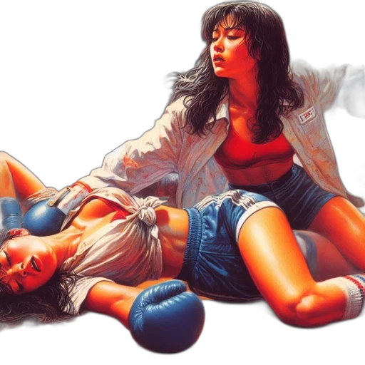 photorealistic, oil painting, concept art, comic book art transparent PNG cut-out