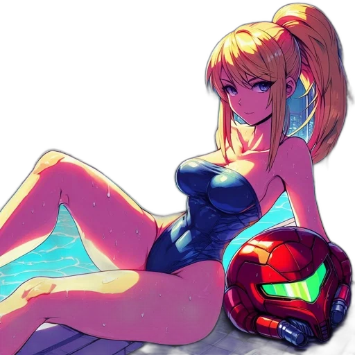 robot, dress, weapon, bottle transparent PNG cut-out