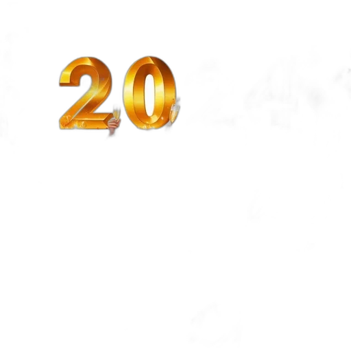 3d render, photorealistic, concept art, golden transparent PNG cut-out