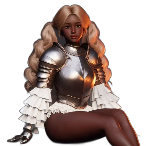 dress, hair, crown, concept art transparent PNG cut-out