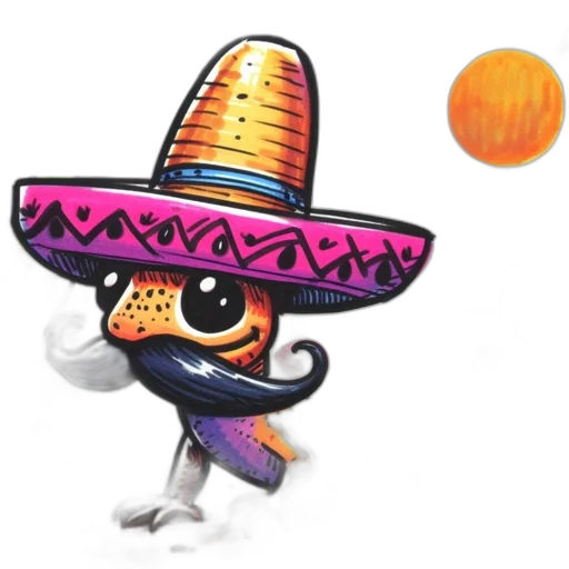 hat, staff, mask, concept art transparent PNG cut-out