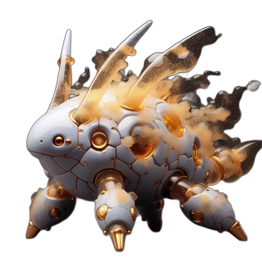 dragon, weapon, creature, staff transparent PNG cut-out