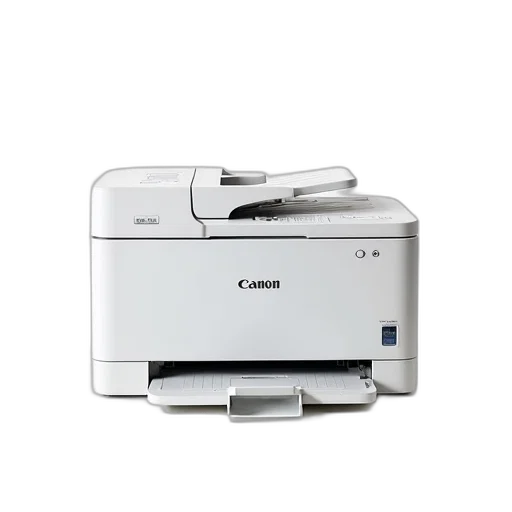 robot, white, canon, printer transparent PNG cut-out