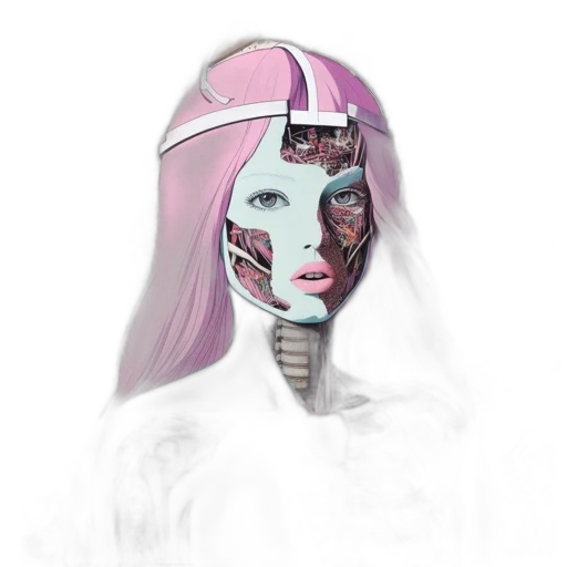 mask, robot, face, jewelry transparent PNG cut-out
