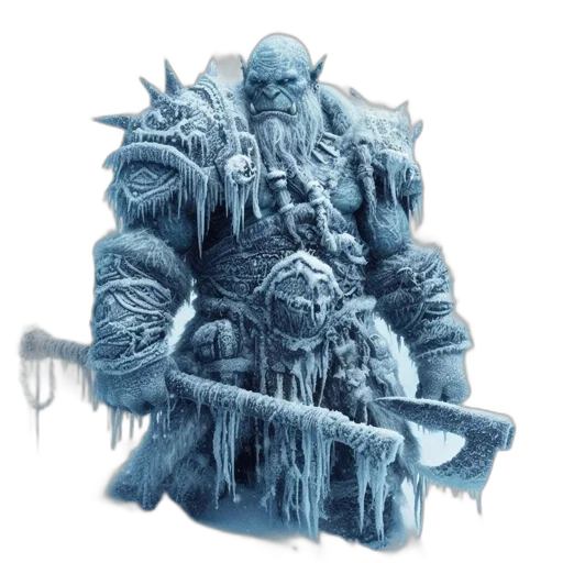 creature, staff, concept art, fantasy art transparent PNG cut-out
