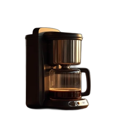3d render, photorealistic, coffee, maker transparent PNG cut-out