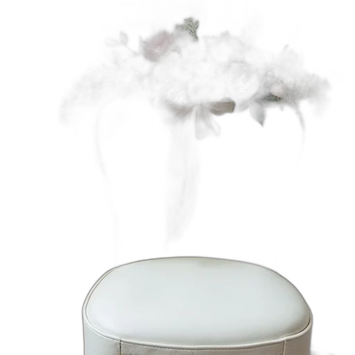 furniture, crown, 3d render, fog transparent PNG cut-out