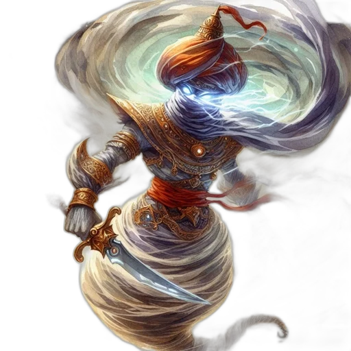 dragon, hair, staff, dress transparent PNG cut-out