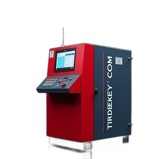 red, blue, industrial, machine transparent PNG cut-out