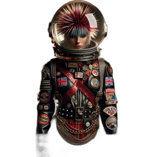 robot, jacket, mask, concept art transparent PNG cut-out