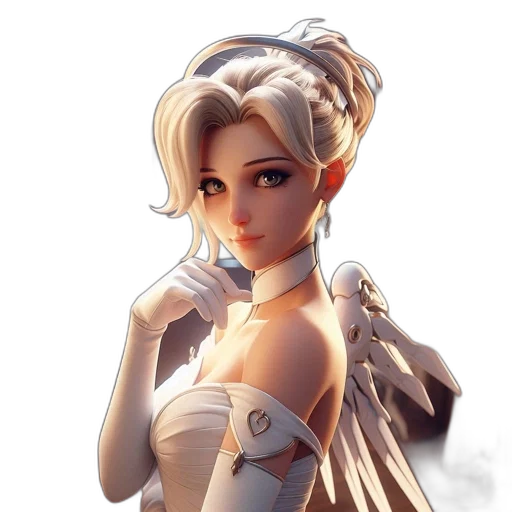 staff, face, dress, crown transparent PNG cut-out
