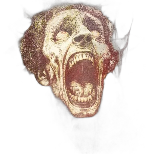 mask, face, creature, staff transparent PNG cut-out