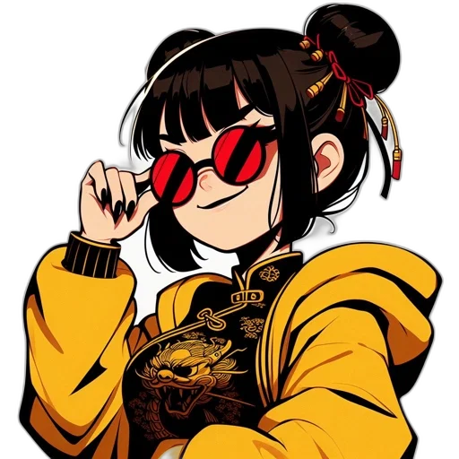 jacket, staff, weapon, face transparent PNG cut-out