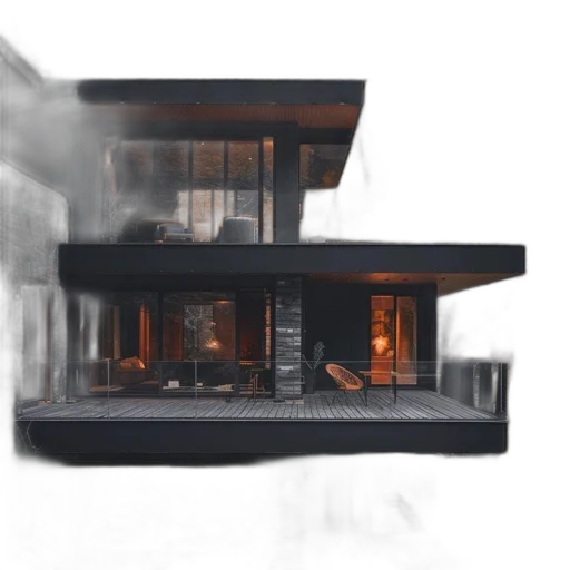 building, furniture, 3d render, concept art transparent PNG cut-out