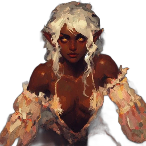 creature, face, hair, mask transparent PNG cut-out
