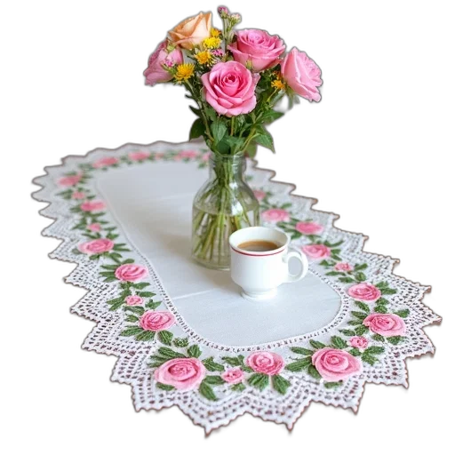 jewelry, crown, flower, 3d render transparent PNG cut-out