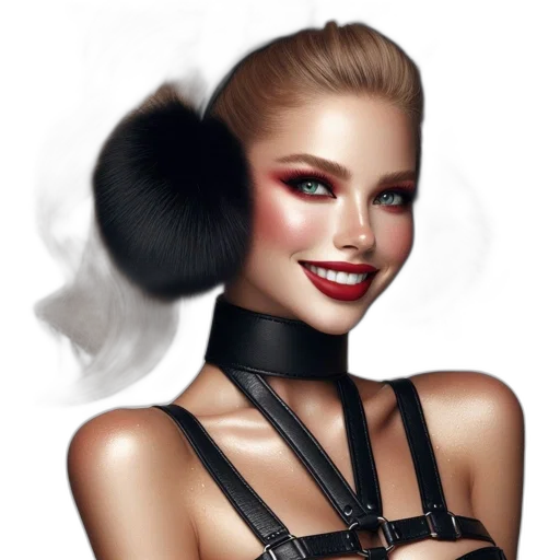 hair, jewelry, mask, face transparent PNG cut-out