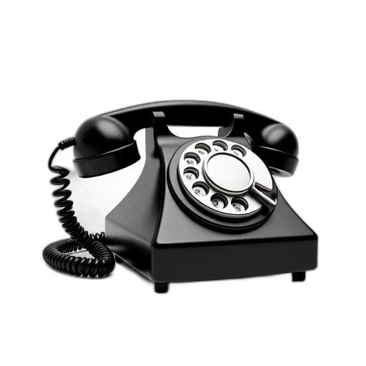 staff, black, rotary, dial transparent PNG cut-out