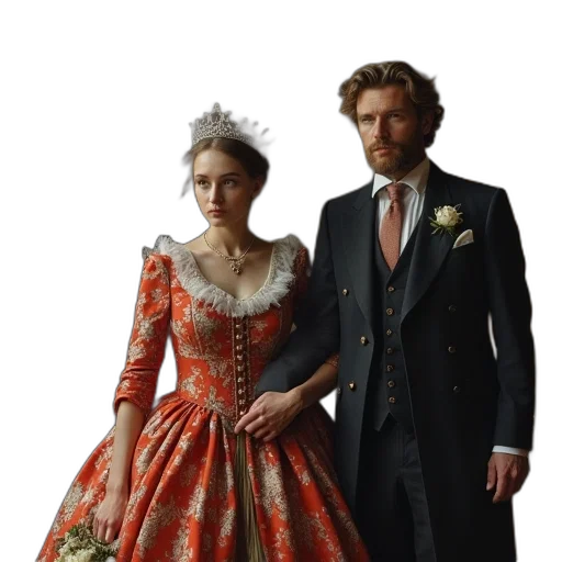 dress, crown, british, primer transparent PNG cut-out