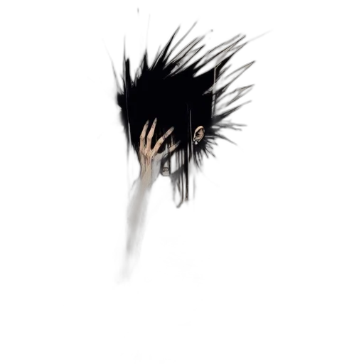 hair, mask, creature, face transparent PNG cut-out