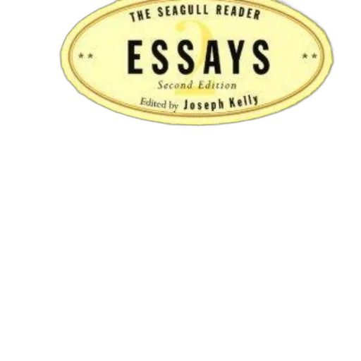seagull, reader, essays, second transparent PNG cut-out