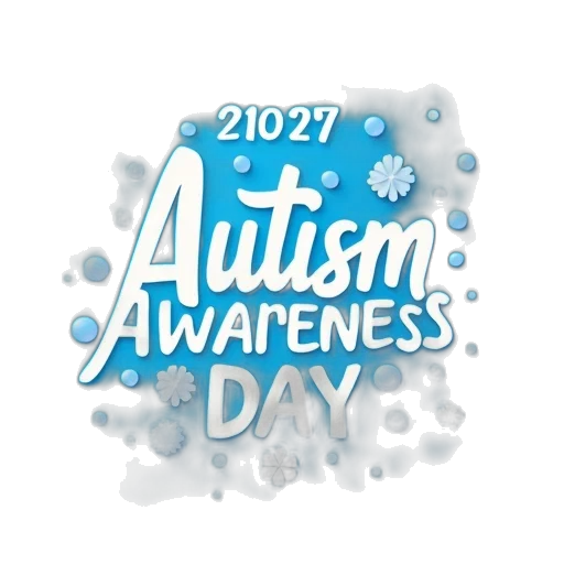 banner, text, autism, awareness transparent PNG cut-out
