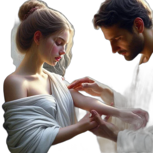 dress, oil painting, photorealistic, concept art transparent PNG cut-out