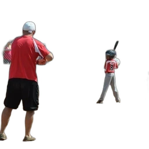 concept art, 3d render, baseball, player transparent PNG cut-out