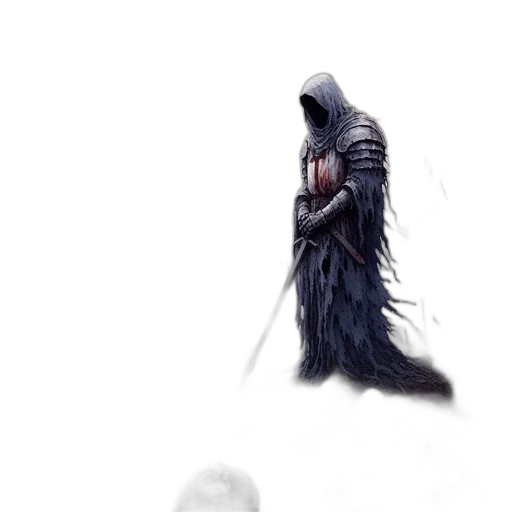 creature, sword, staff, dragon transparent PNG cut-out
