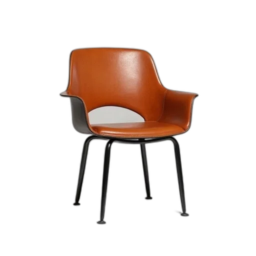 furniture, 3d render, vintage, leather transparent PNG cut-out
