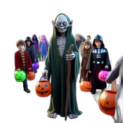 staff, concept art, 3d render, fantasy art transparent PNG cut-out