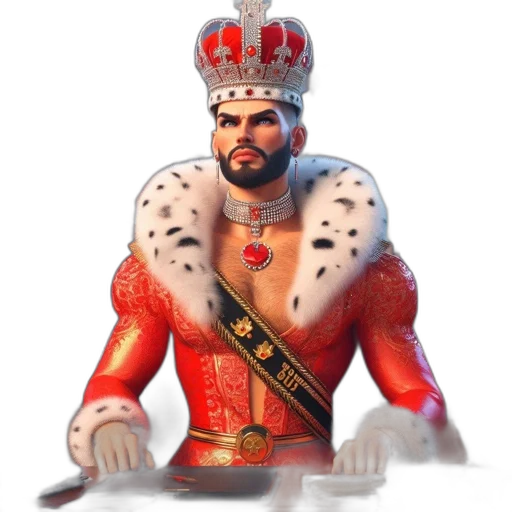 crown, sword, animal, staff transparent PNG cut-out