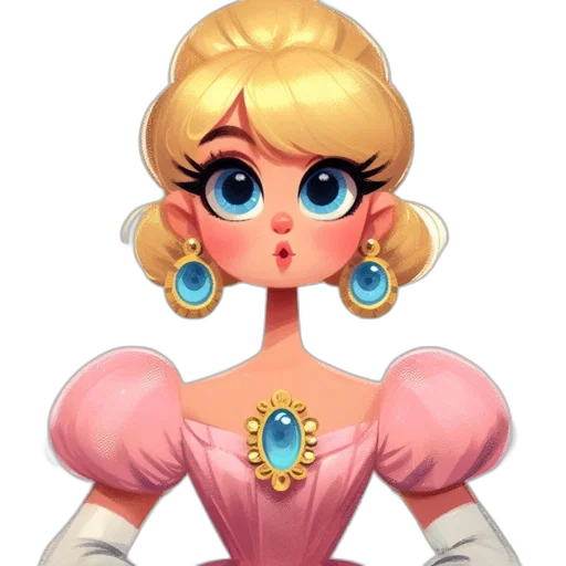 dress, crown, jewelry, face transparent PNG cut-out