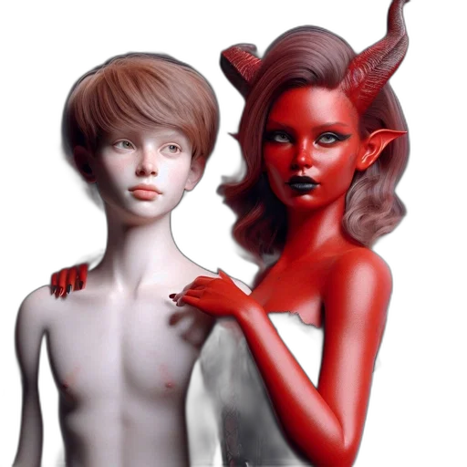 fantasy art, concept art, photorealistic, 3d render transparent PNG cut-out