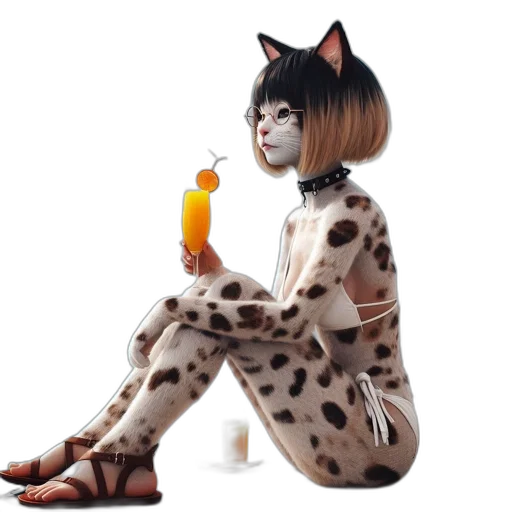 animal, creature, dress, mask transparent PNG cut-out