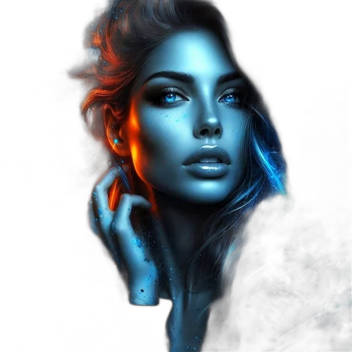 face, jewelry, mask, photorealistic transparent PNG cut-out