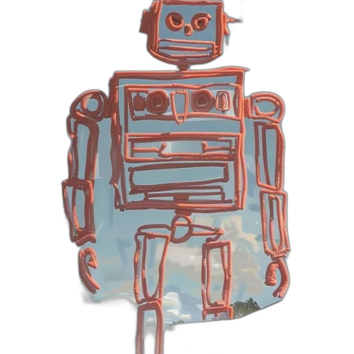robot, jacket, creature, face transparent PNG cut-out