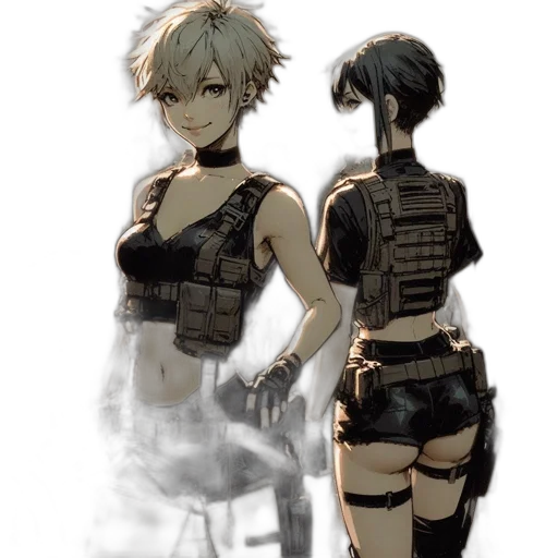 weapon, cyberpunk, concept art, pixel art transparent PNG cut-out
