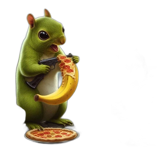 dragon, food, animal, staff transparent PNG cut-out