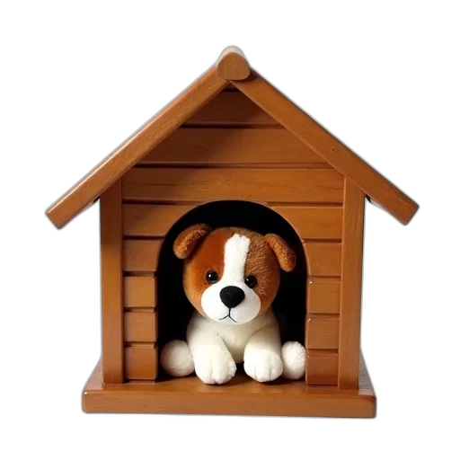 furniture, animal, 3d render, wooden transparent PNG cut-out