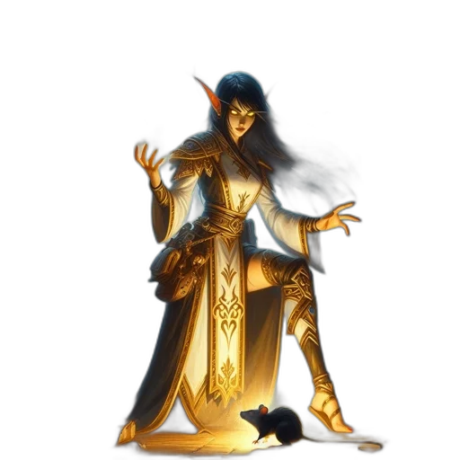 staff, fantasy art, concept art, 3d render transparent PNG cut-out
