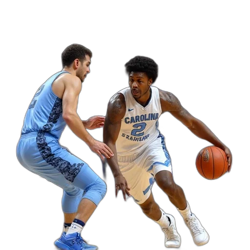 north, carolina, tar, basketball transparent PNG cut-out