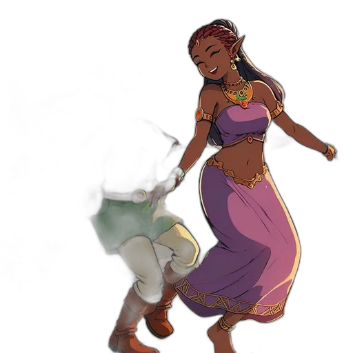 dress, concept art, fantasy art, pixel art transparent PNG cut-out