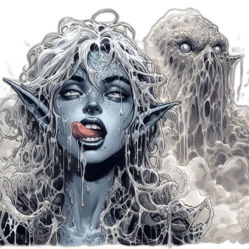 creature, fantasy art, comic book art, concept art transparent PNG cut-out