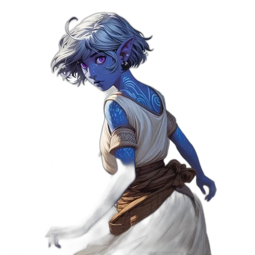 staff, mask, dress, creature transparent PNG cut-out